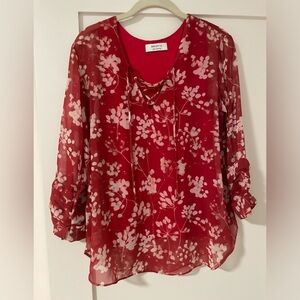 Rd floral top medium